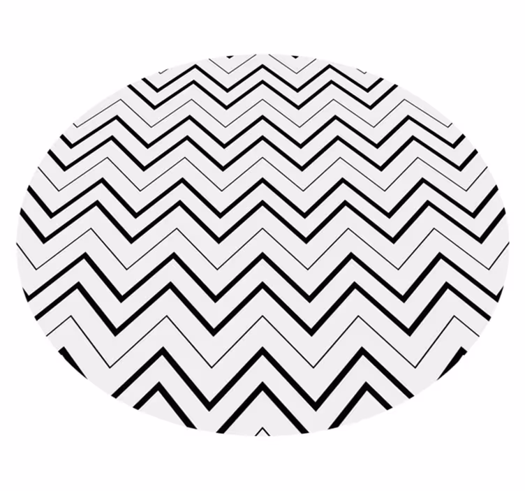 Geometric vinyl carpet herringbone pattern - TenStickers