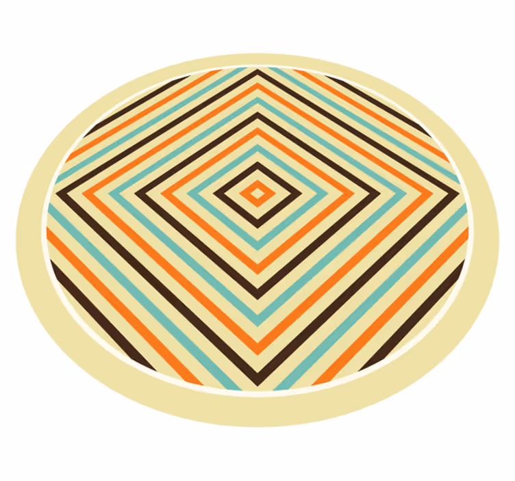 Lively Chevron Style striped vinyl carpet - TenStickers