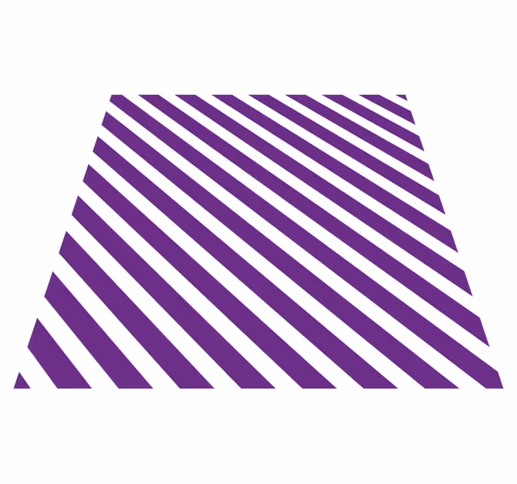 Purple striped pattern striped vinyl carpet - TenStickers