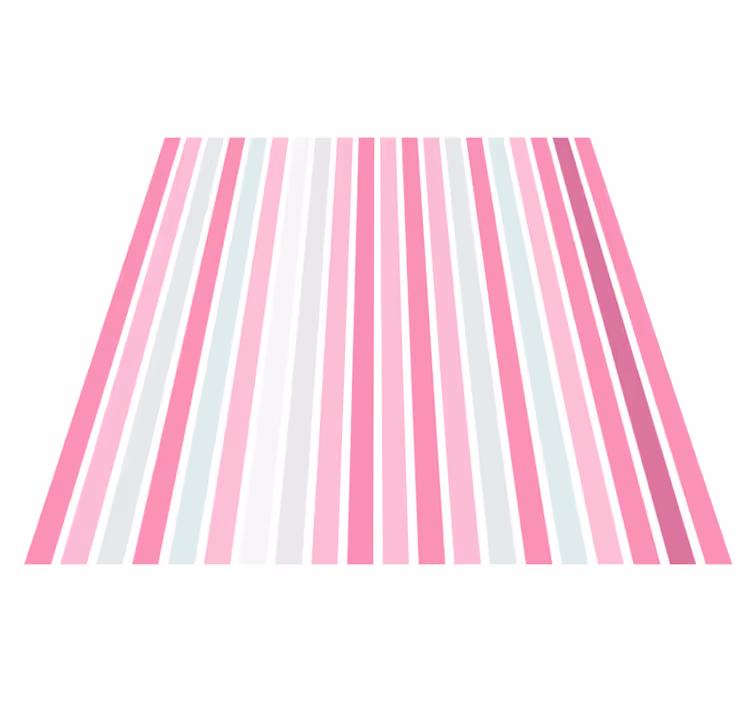Pink vertical pattern striped vinyl carpet - TenStickers