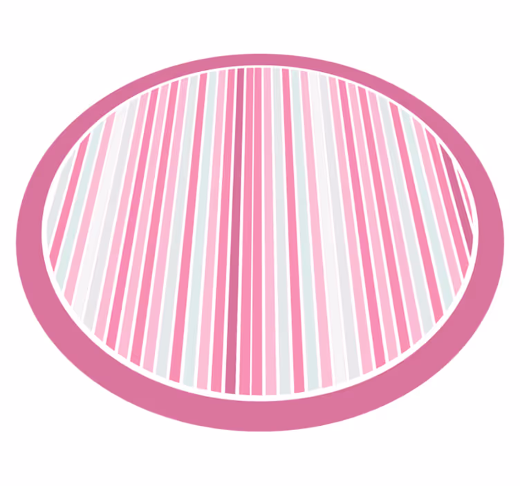 Chic striped style striped vinyl carpet - TenStickers