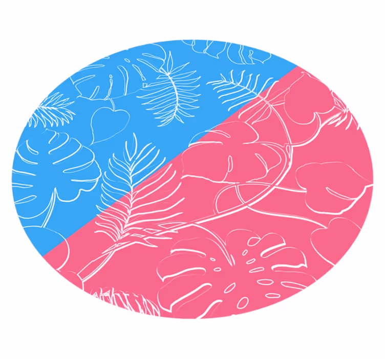 Nature vinyl carpet leafy tropics - TenStickers