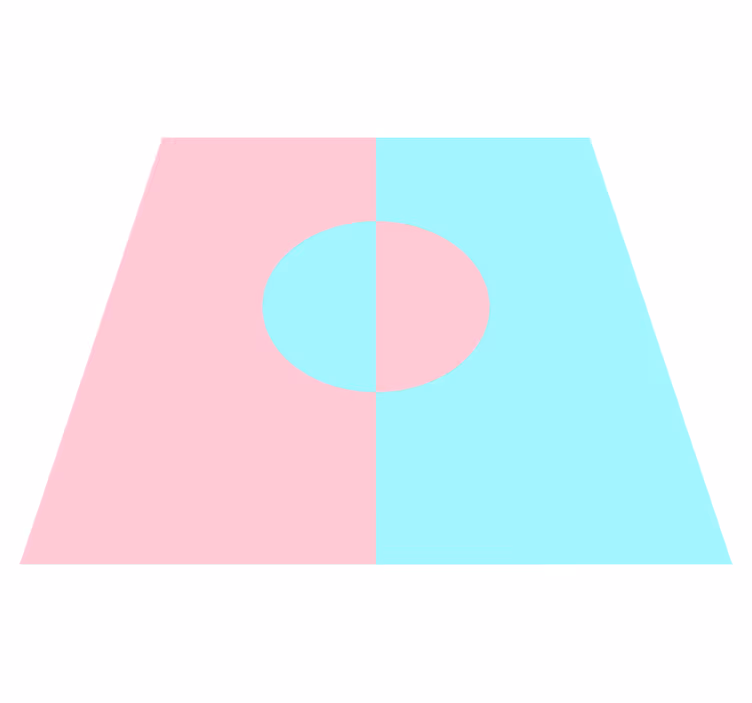 Soft Color Contrast minimalist vinyl carpet - TenStickers