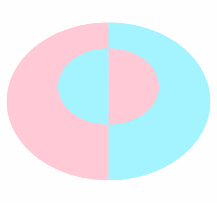 Circular Soft Hues modern vinyl carpet - TenStickers