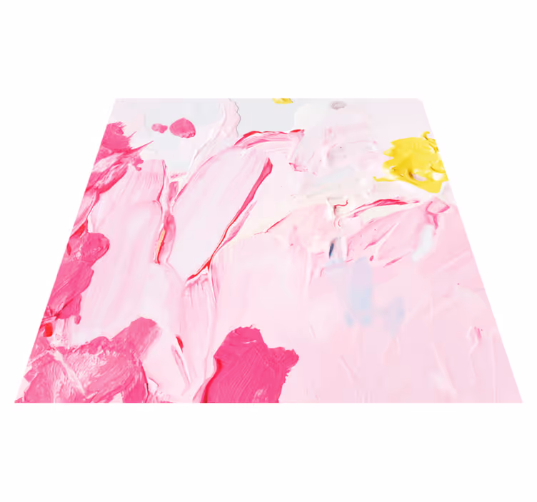 Teen vinyl carpet with abstract brushstrokes design - TenStickers