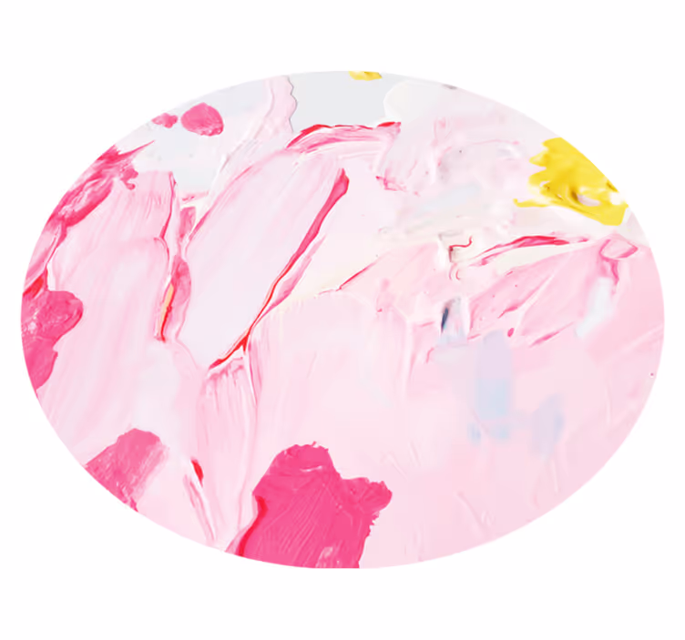 Teen vinyl carpet in abstract pink swirls - TenStickers