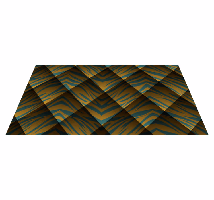 Tiger Stripe Concept animal print vinyl carpet - TenStickers