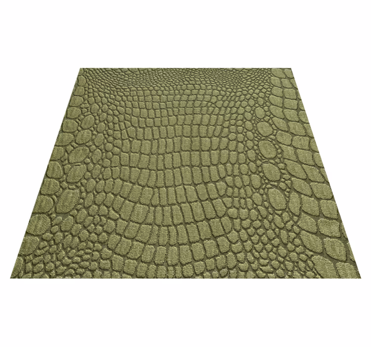 Animal print vinyl carpet with crocodile skin effect - TenStickers
