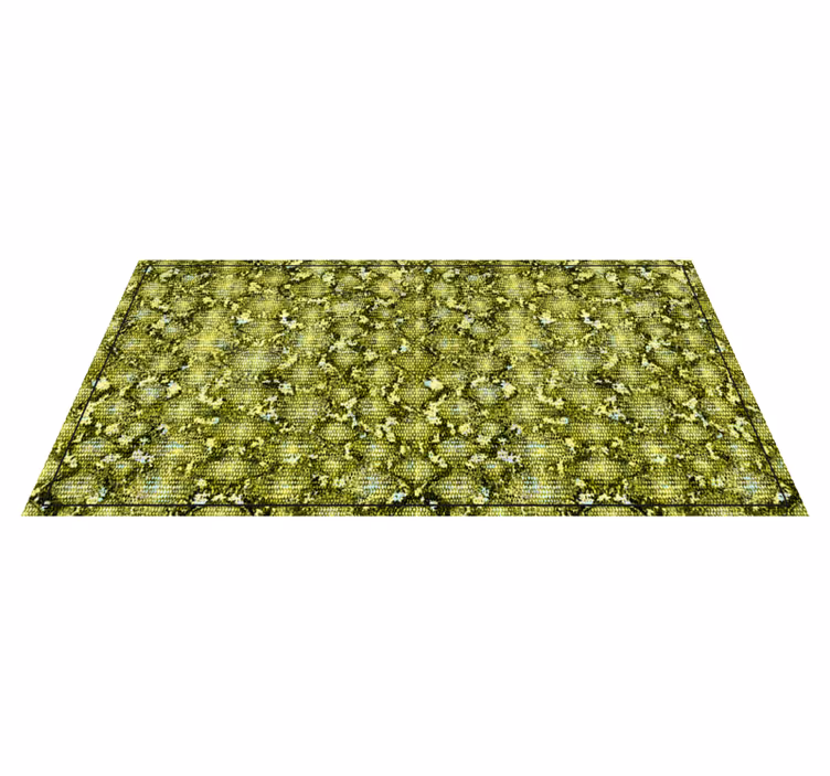 Green reptile skin animal print vinyl carpet - TenStickers