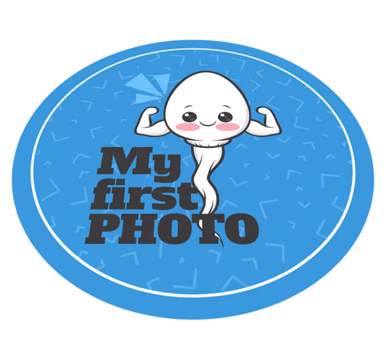 My first photo custom vinyl carpet - TenStickers