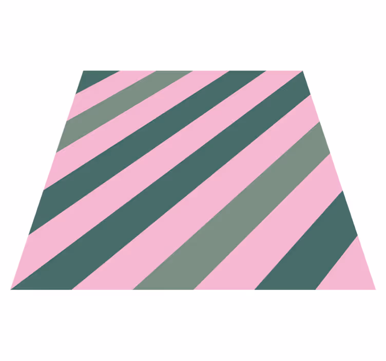 Grey and pink stripes striped vinyl carpet - TenStickers