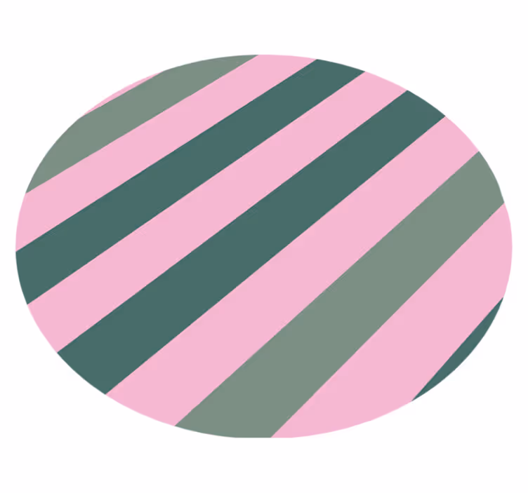 Bright striped concept striped vinyl carpet - TenStickers