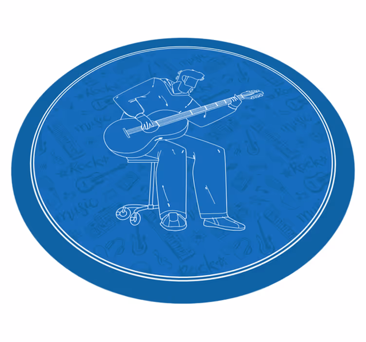 Musical Vibes texture vinyl carpet - TenStickers