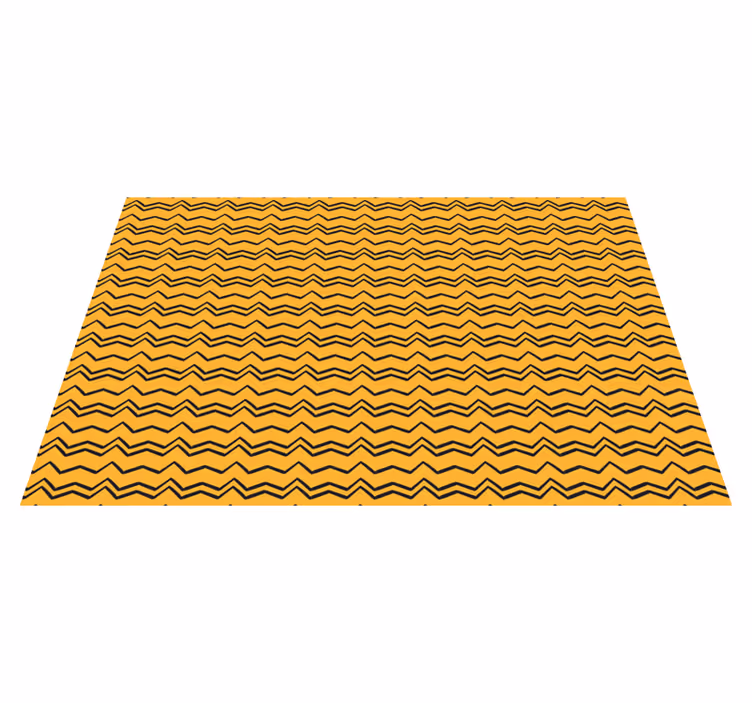 Vibrant Zigzag Pattern striped vinyl carpet - TenStickers