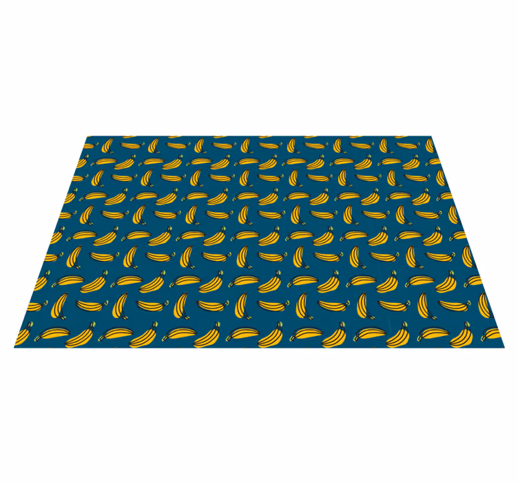 Banana Pattern texture vinyl carpet - TenStickers