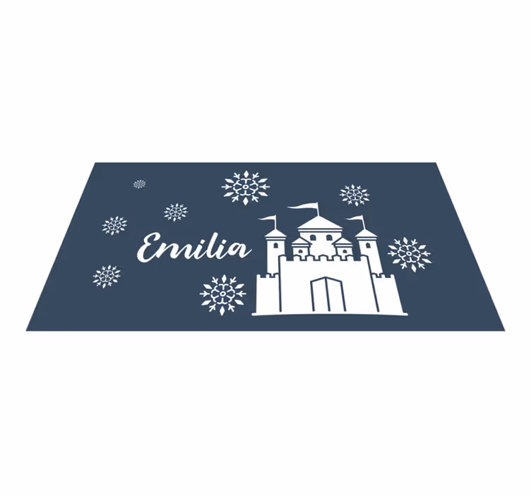 Castle Playful Scene custom vinyl carpet - TenStickers