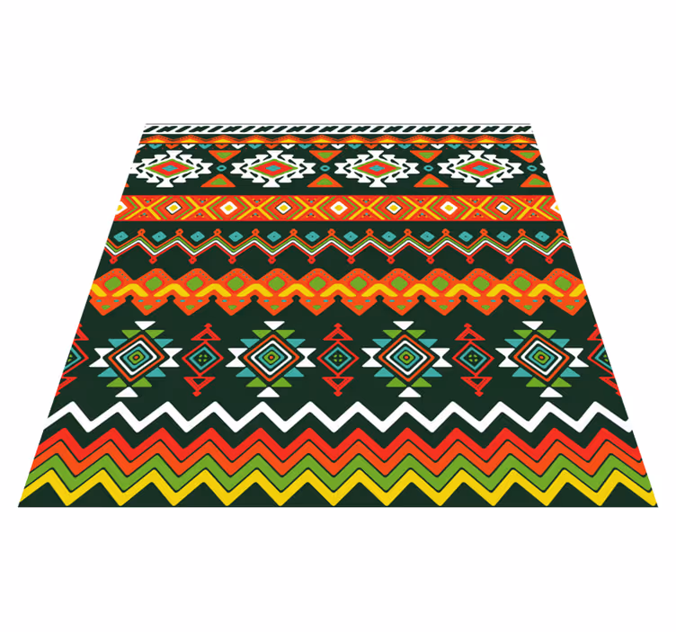Aztec inspired design ethnic vinyl carpet - TenStickers