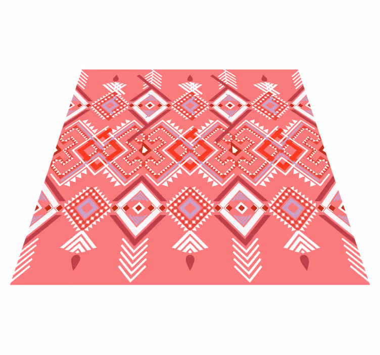 Tribal Pattern Mosaic ethnic vinyl carpet - TenStickers