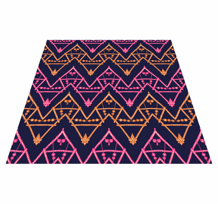 Colorful Tribal Pattern ethnic vinyl carpet - TenStickers