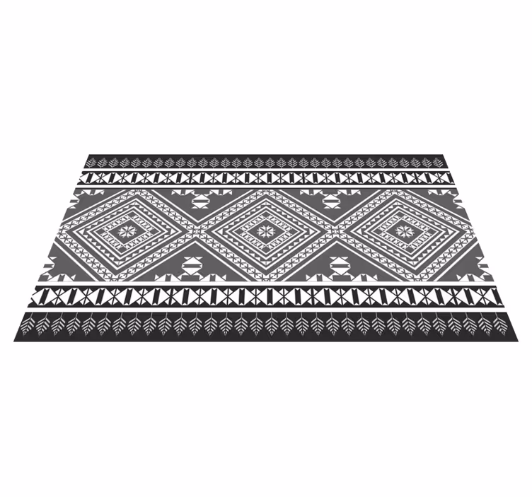 Geometric Pattern Chic ethnic vinyl carpet - TenStickers