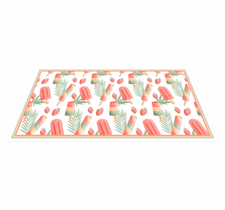 Colorful Ice Treats kids vinyl carpet - TenStickers