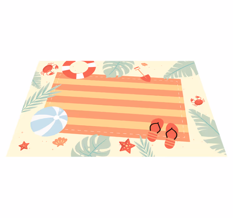 Summer vibes scene kids vinyl carpet - TenStickers