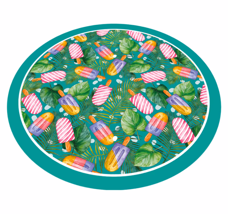 Summer Ice Cream kids vinyl carpet - TenStickers
