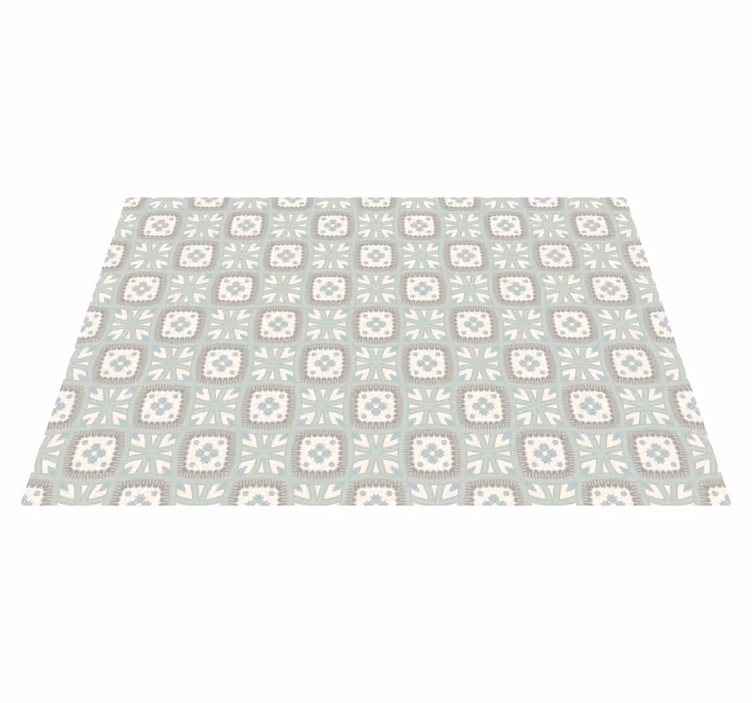 Tile arrangement mosaic vinyl carpet - TenStickers