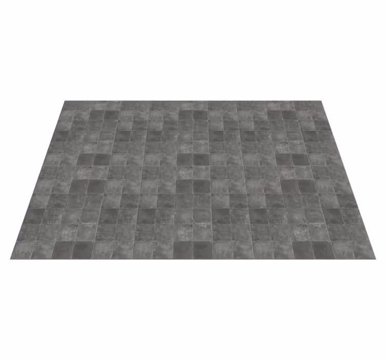 Stylish Grey Tiles bathroom vinyl carpet - TenStickers