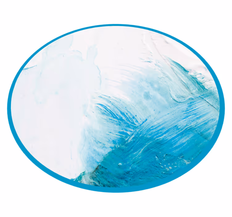 Oceanic water hues nature vinyl carpet - TenStickers