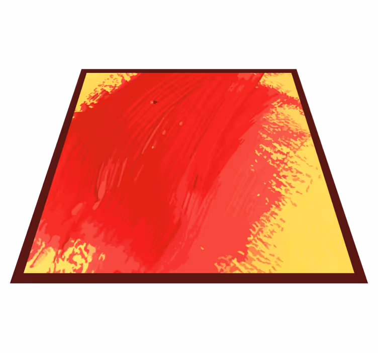 Vibrant colour splash modern vinyl carpet - TenStickers