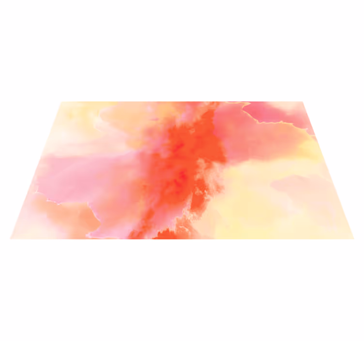 Vibrant Abstract Hues kids vinyl carpet - TenStickers
