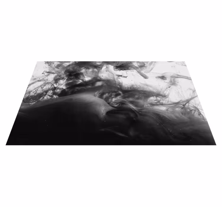 Monochrome Abstract Swirls marble vinyl carpet - TenStickers