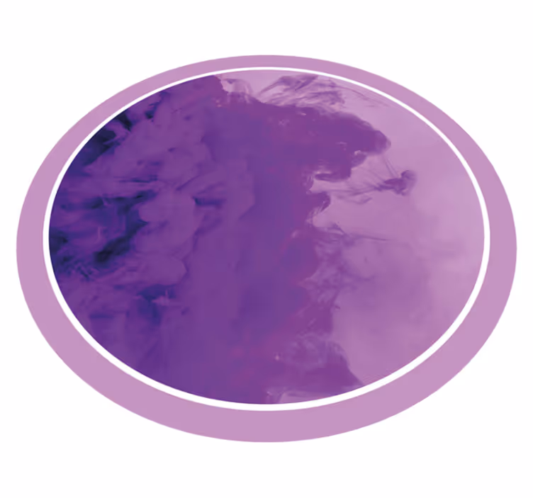 Purple Swirl Abstract circular vinyl carpet - TenStickers