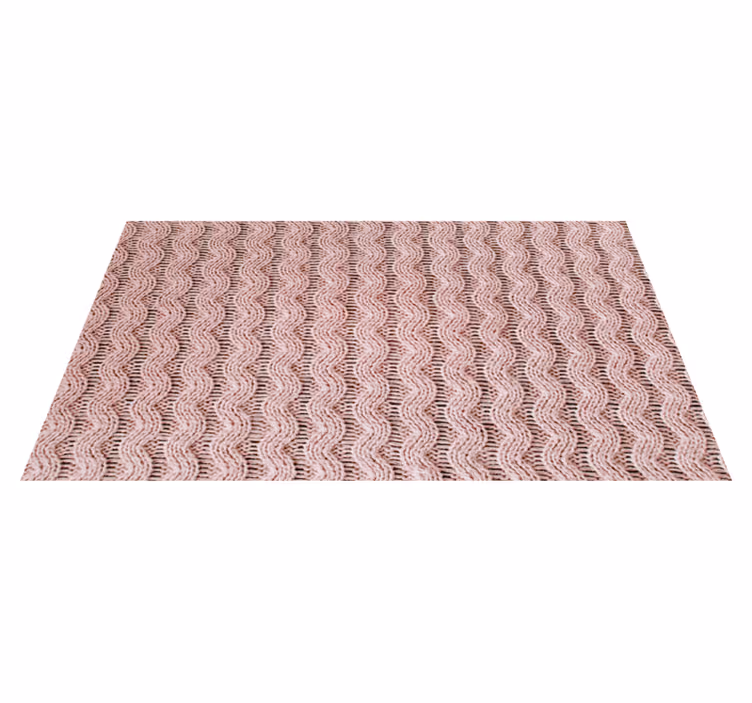 Wavy Pattern bedroom vinyl carpet - TenStickers