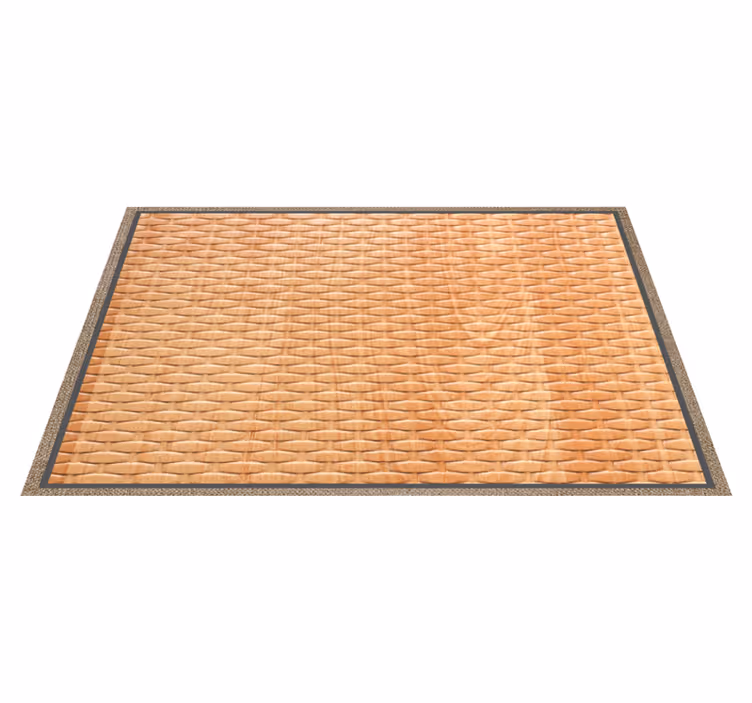 Woven Basket Weave hallway vinyl carpet - TenStickers