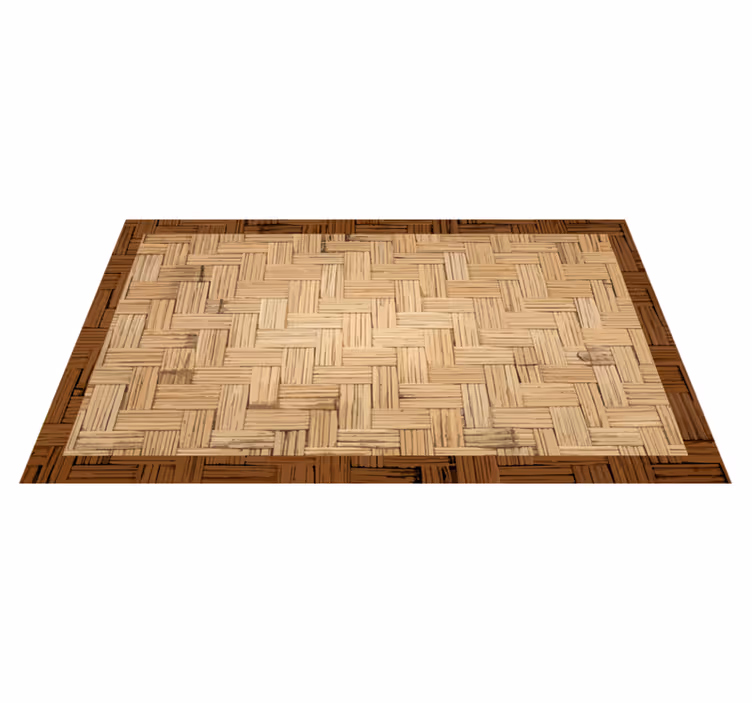 Organic Woven Surface entrance hall vinyl carpet - TenStickers