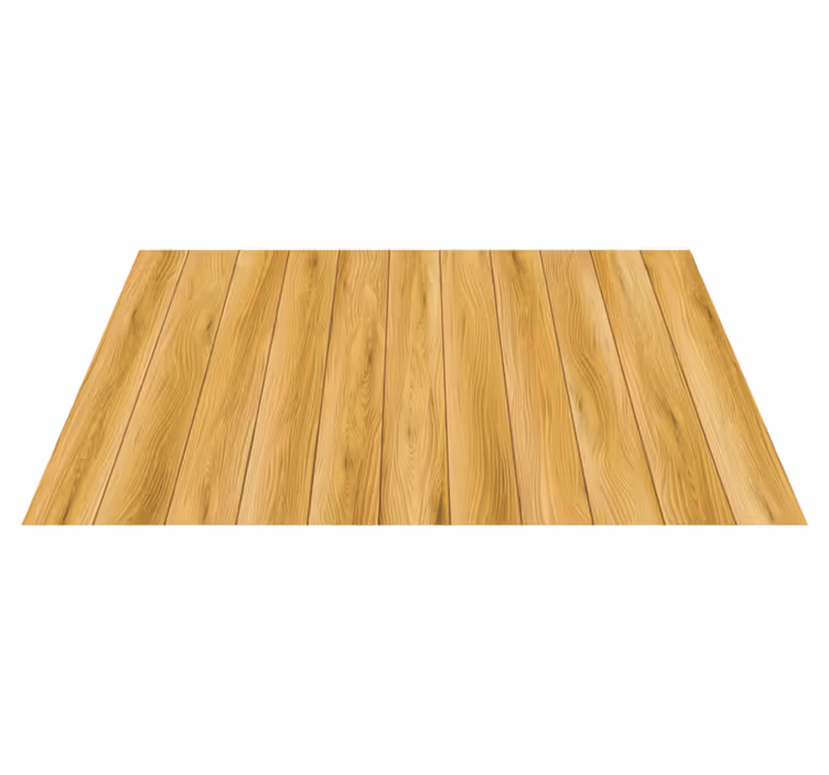 Natural Wood Planks entrance hall vinyl carpet - TenStickers