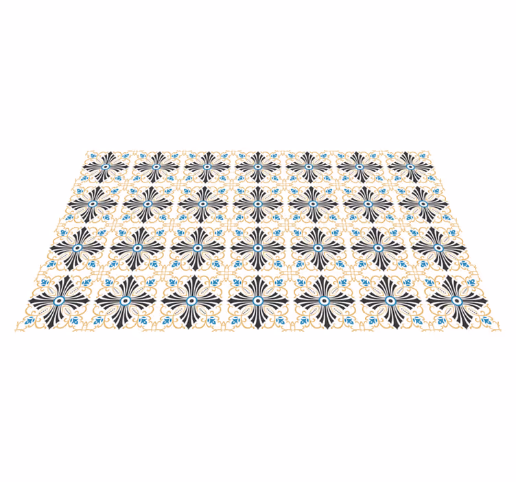 Mosaic vinyl carpet elegant mosaic design - TenStickers