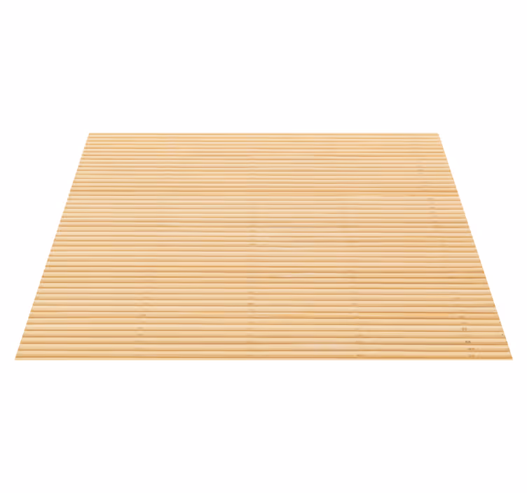 Natural Bamboo Texture entrance hall vinyl carpet - TenStickers