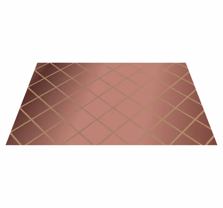 Elegant diamond pattern modern vinyl carpet - TenStickers