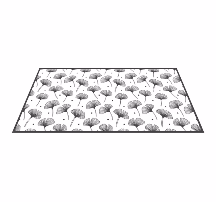 Ginkgo Leaf Inspiration nature vinyl carpet - TenStickers