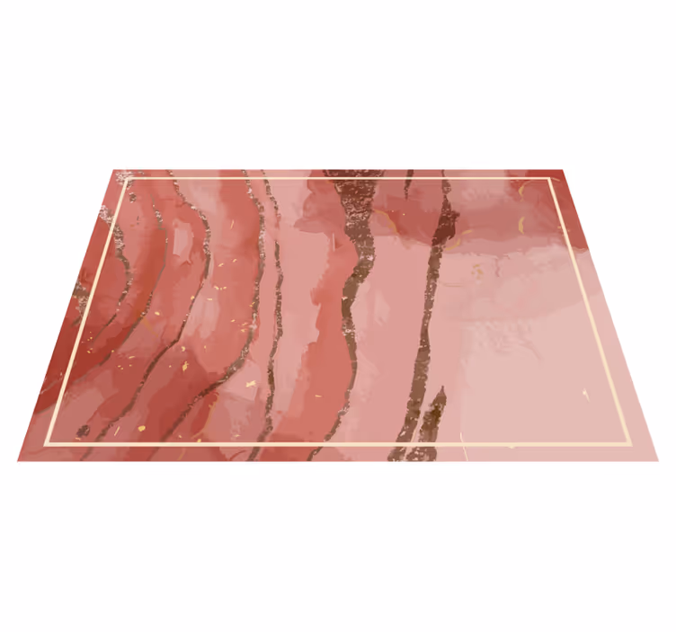 Elegant Pink Swirls marble vinyl carpet - TenStickers