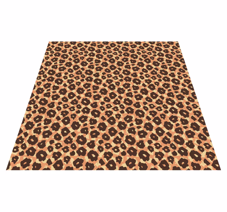 Leopard Pattern Mix animal print vinyl carpet - TenStickers