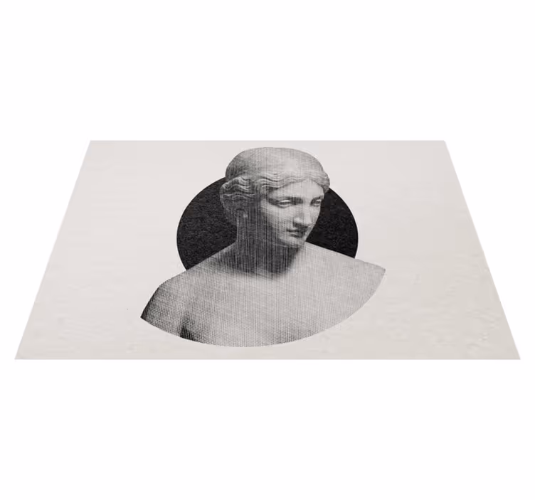 Classic Sculpture Profile minimalist vinyl carpet - TenStickers