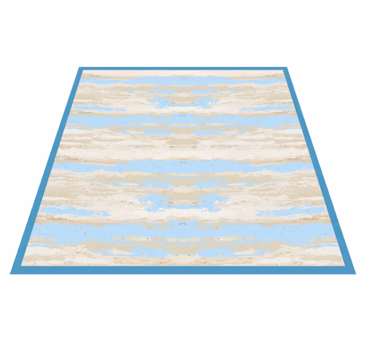 Grey and blue imitation wood effect vinyl carpet - TenStickers