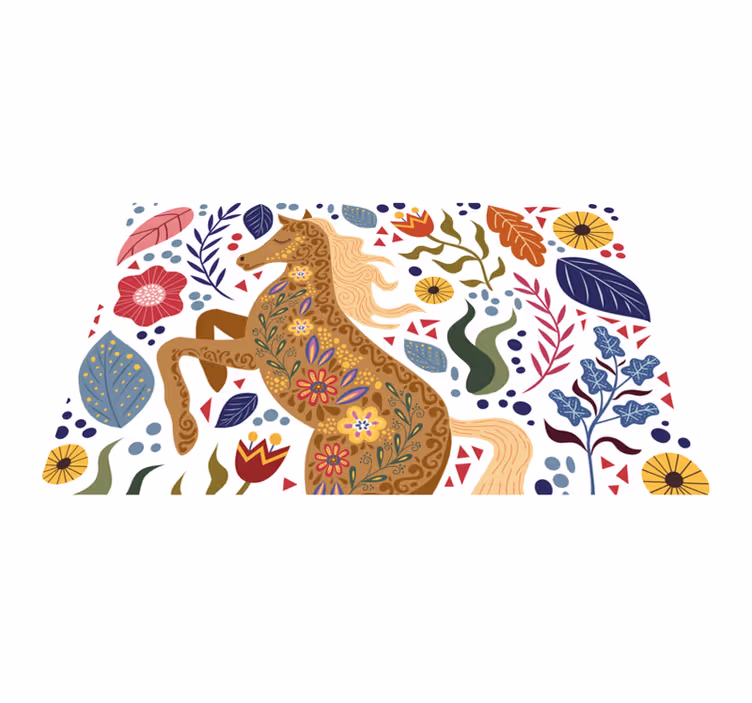 Majestic horse artwork animal vinyl carpet - TenStickers