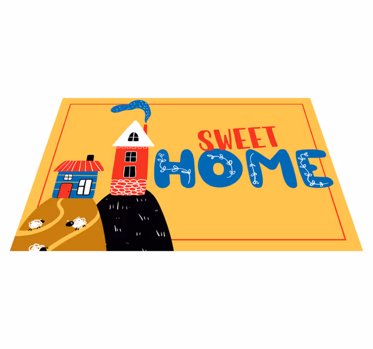 Sweet home entrance hall vinyl carpet - TenStickers