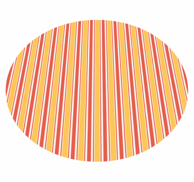 Yellow and purple striped vinyl carpet - TenStickers