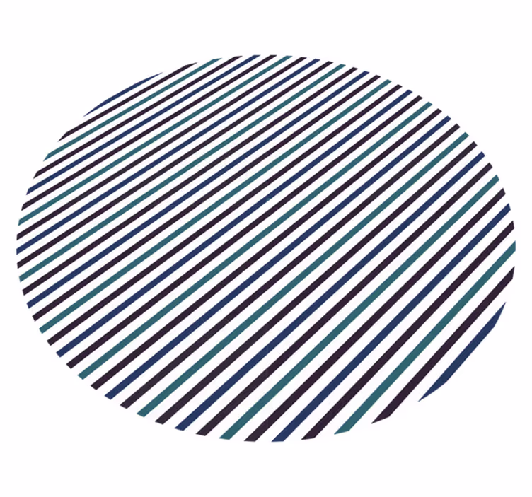 Grey and green striped vinyl carpet - TenStickers